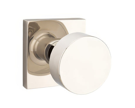 Emtek 5210ROUUS14 polished nickel lifetime privacy door knob