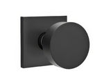 Emtek 5210ROUUS19 flat black privacy door knob