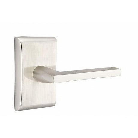 Emtek 5211HLOUS15RH satin nickel privacy door lever