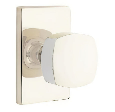Emtek 5212FRKUS14 polished nickel lifetime privacy door knob
