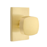 Emtek 5212FRKUS4 satin brass privacy door knob