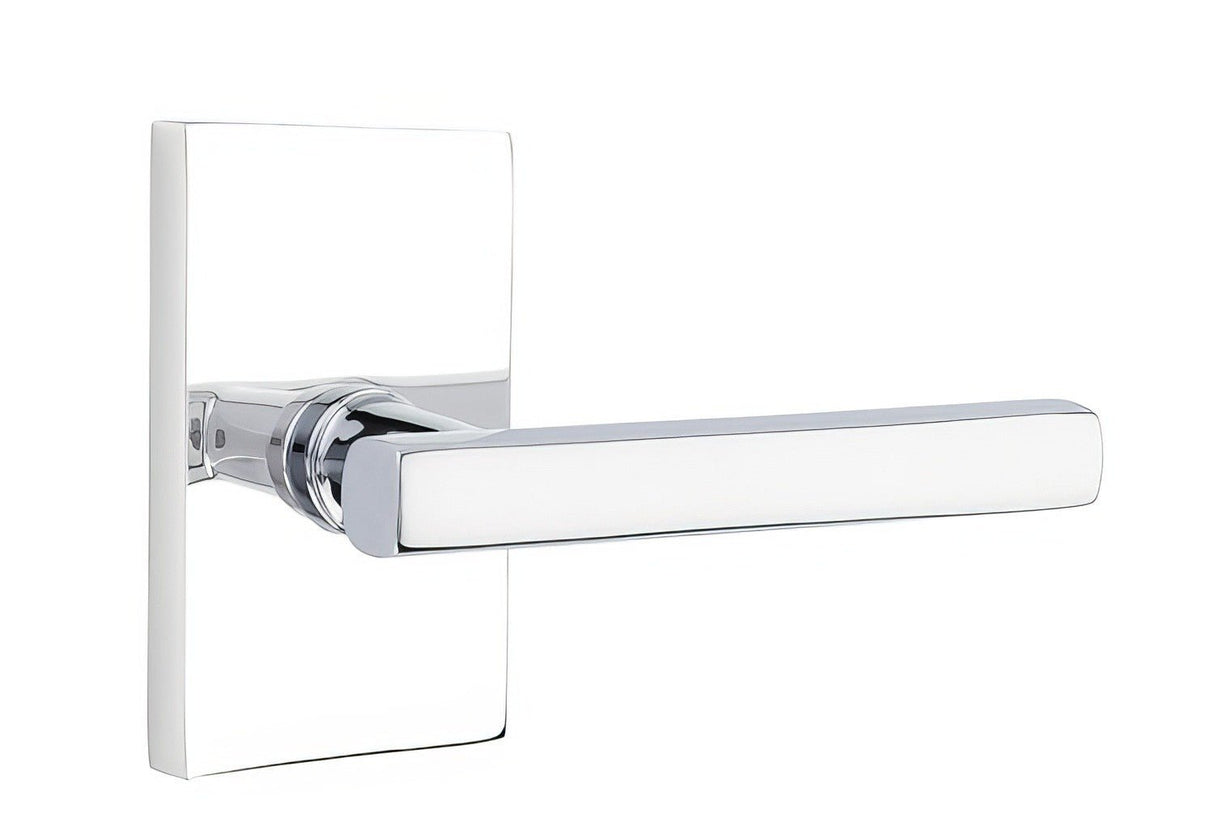 Emtek 5212FRLUS26RH polished chrome privacy door lever
