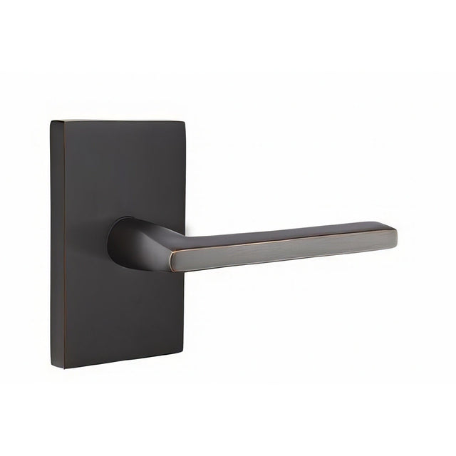 Emtek 5212HLOUS10BRH oil rubbed bronze privacy door lever