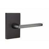 Emtek 5212HLOUS19RH flat black privacy door lever