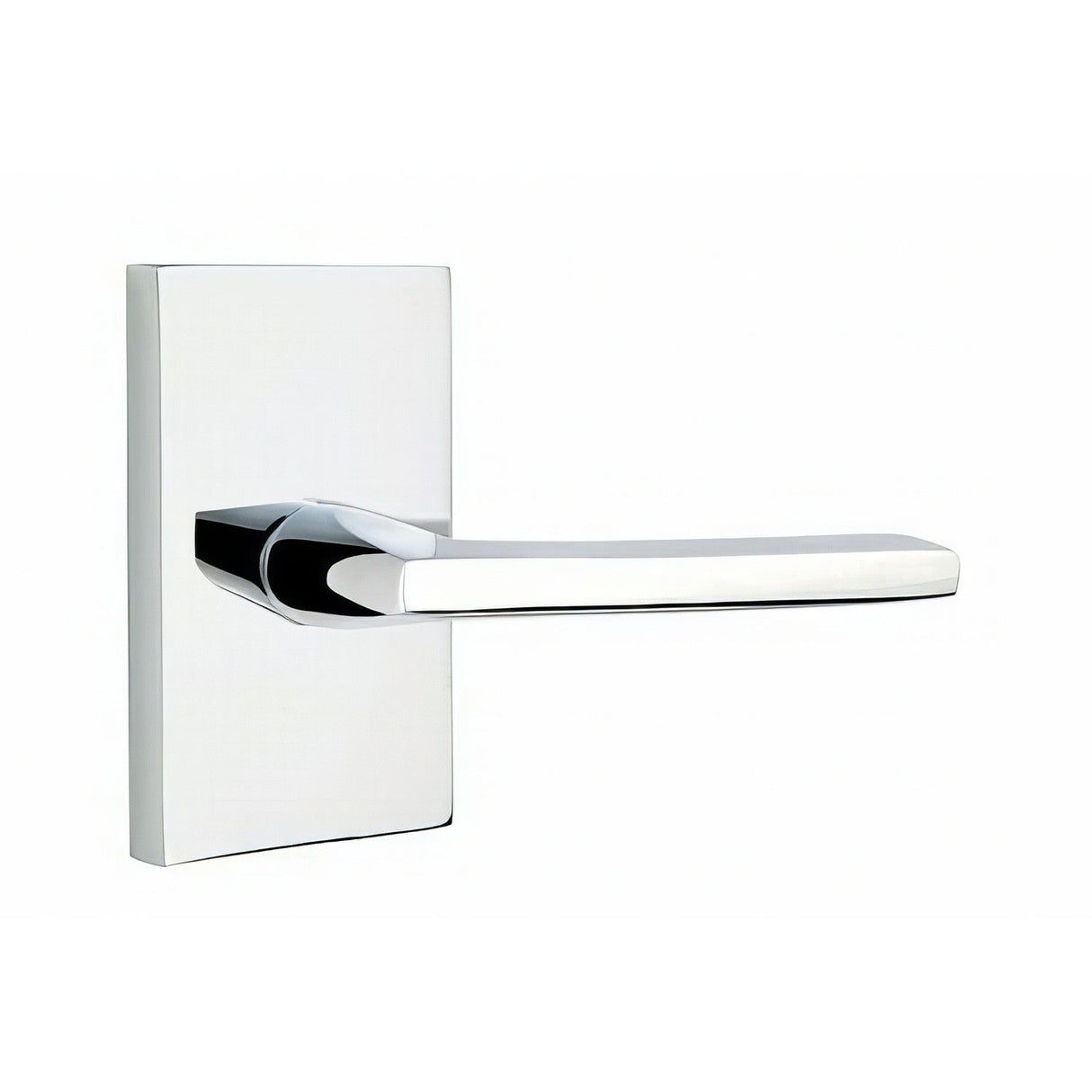 Emtek 5212HLOUS26RH polished chrome privacy door lever