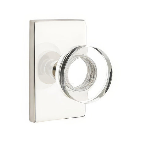 Emtek 5212MDCUS14 polished nickel lifetime privacy door knob