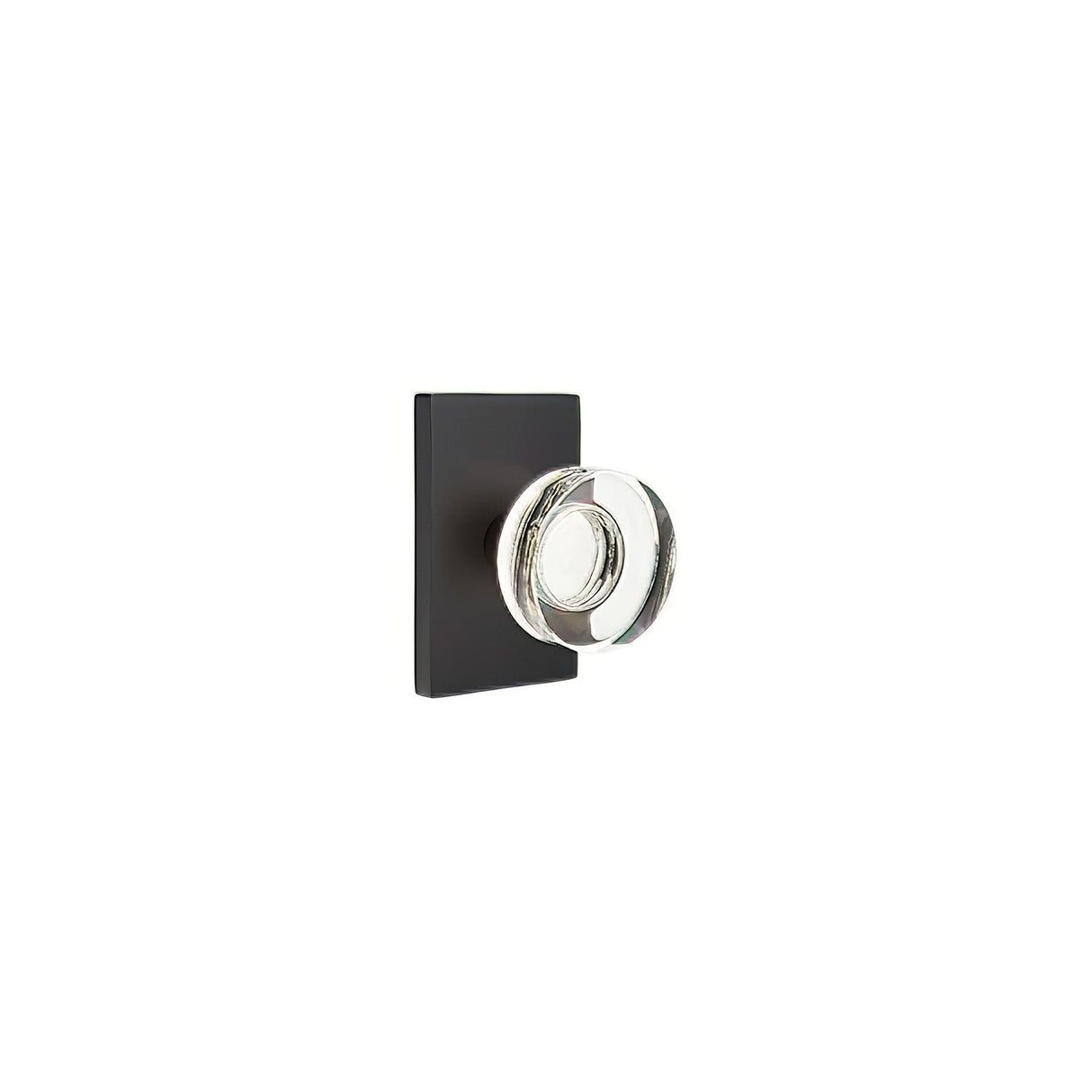 Emtek 5212MDCUS19 flat black privacy door knob