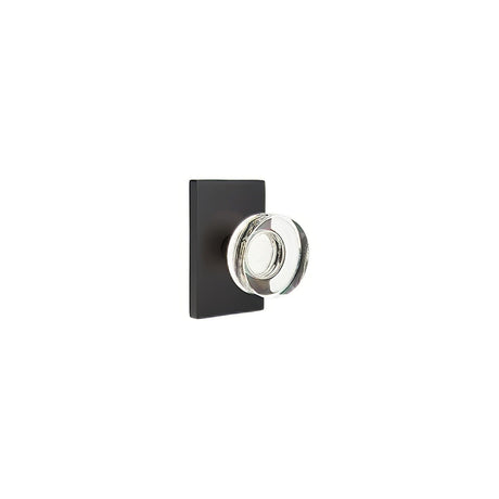 Emtek 5212MDCUS19 flat black privacy door knob