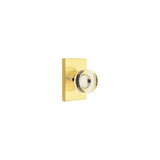 Emtek 5212MDCUS3NL unlacquered brass privacy door knob