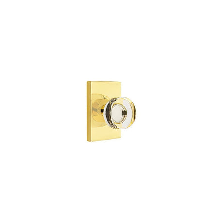 Emtek 5212MDCUS3NL unlacquered brass privacy door knob