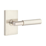 Emtek 5212MYLUS15RH satin nickel privacy door lever