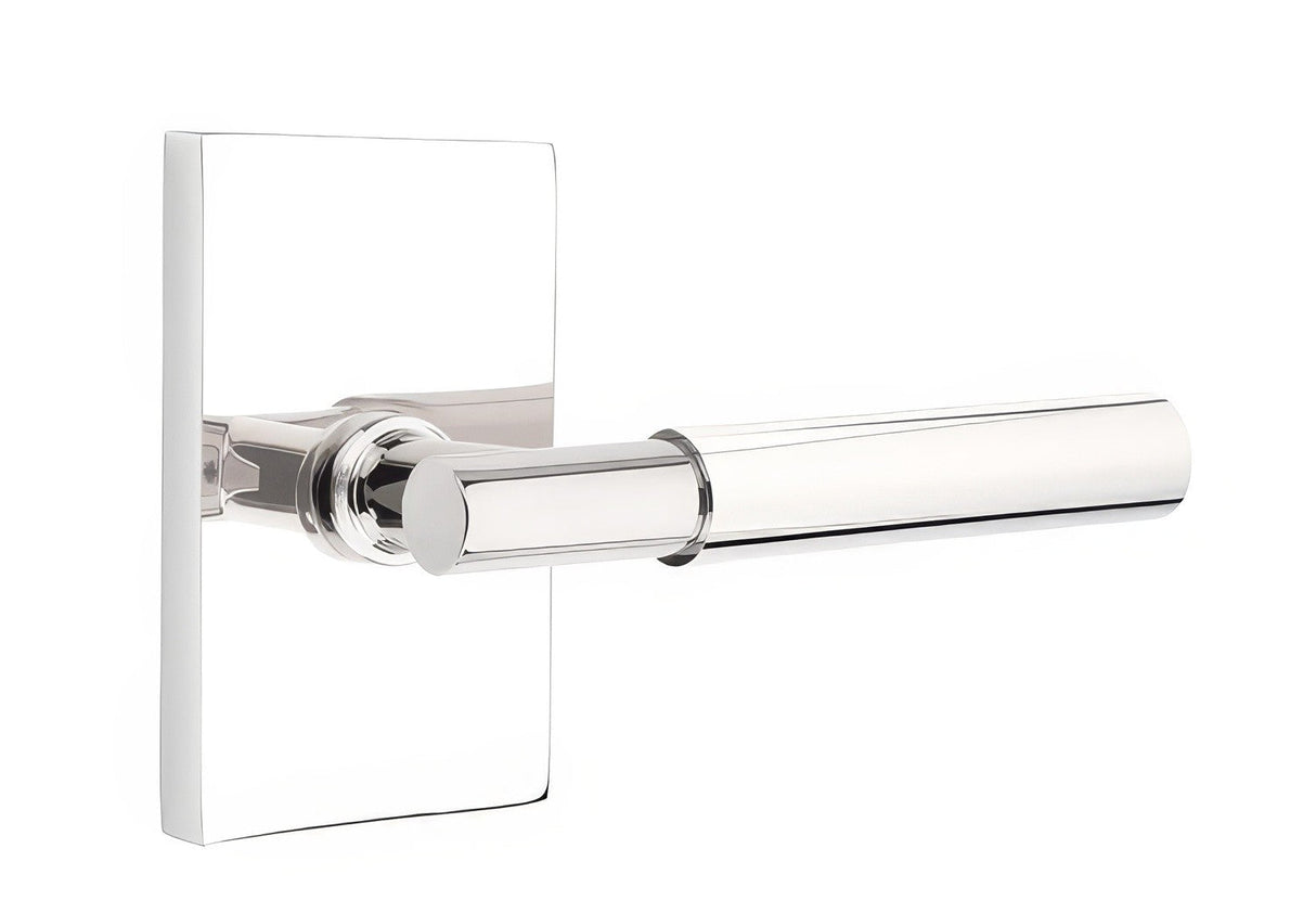 Emtek 5212MYLUS26LH polished chrome privacy door lever