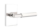Emtek 5212MYLUS26LH polished chrome privacy door lever