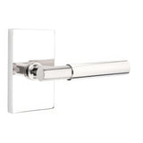 Emtek 5212MYLUS26RH polished chrome privacy door lever