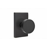 Emtek 5212ROUUS19 flat black privacy door knob