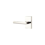 Emtek 5212STUUS14RH polished nickel lifetime privacy door lever