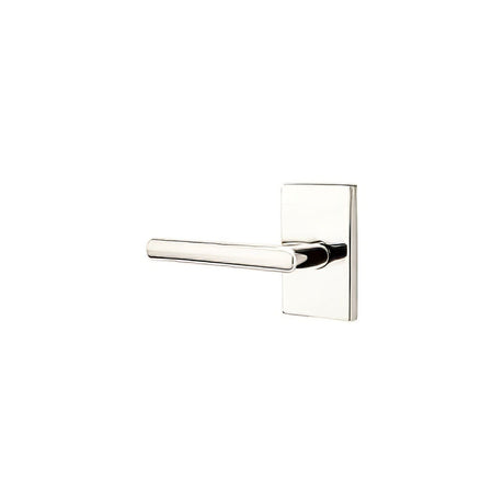 Emtek 5212STUUS14RH polished nickel lifetime privacy door lever