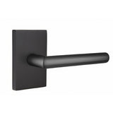 Emtek 5212STUUS19LH flat black privacy door lever