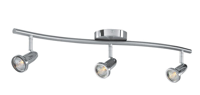 Access Lighting 52203-BS brushed steel wall/ceiling spotlight