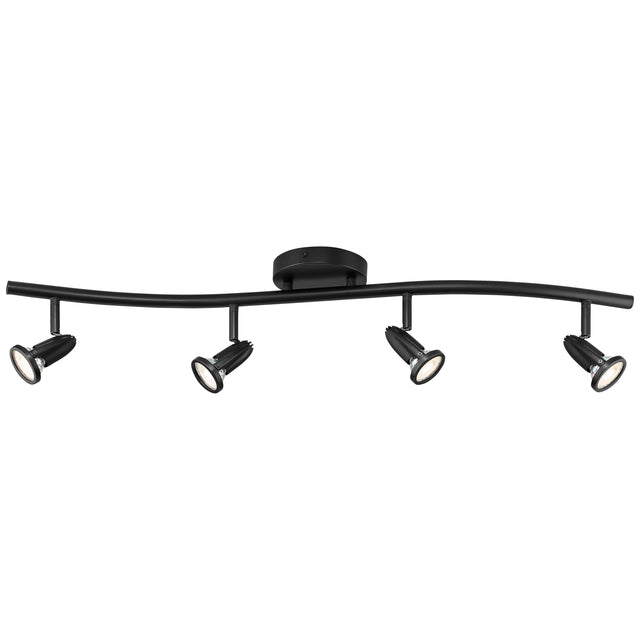 Access Lighting 52204LEDDLP-BL 4 light adjustable led track