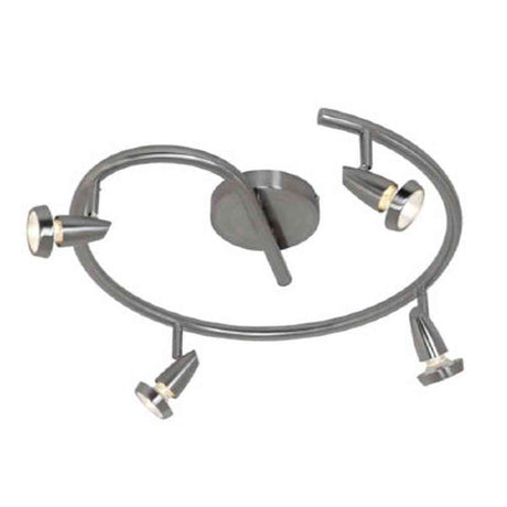 Access Lighting 52222LEDDLP-BS brushed steel led cluster spot