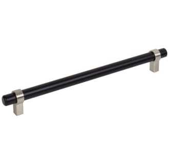 Jeffrey Alexander 5224MBSN Key Grande cabinet drawer pull in satin stainless, additional view