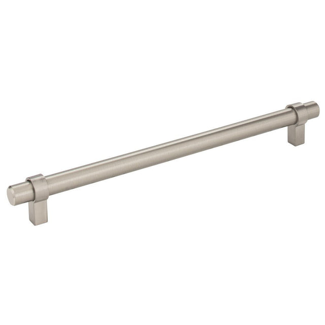 Jeffrey Alexander 5224SN Key Grande cabinet drawer pull in satin stainless, additional view