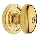 Baldwin 5225003ENTR lifetime polished brass keyed entry door knob
