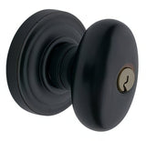 Baldwin 5225190ENTR satin black keyed entry door knob