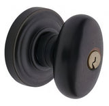 Baldwin 5225402ENTR distressed oil rubbed bronze keyed entry door knob