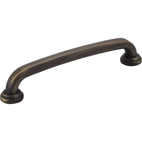 Jeffrey Alexander 527-128ABSB Bremen 1 cabinet drawer pull, additional view