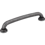 Jeffrey Alexander 527-128SIM distressed antique silver cabinet drawer pull