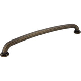 Jeffrey Alexander 527-12ABM-D distressed antique brass cabinet pull / appliance pull