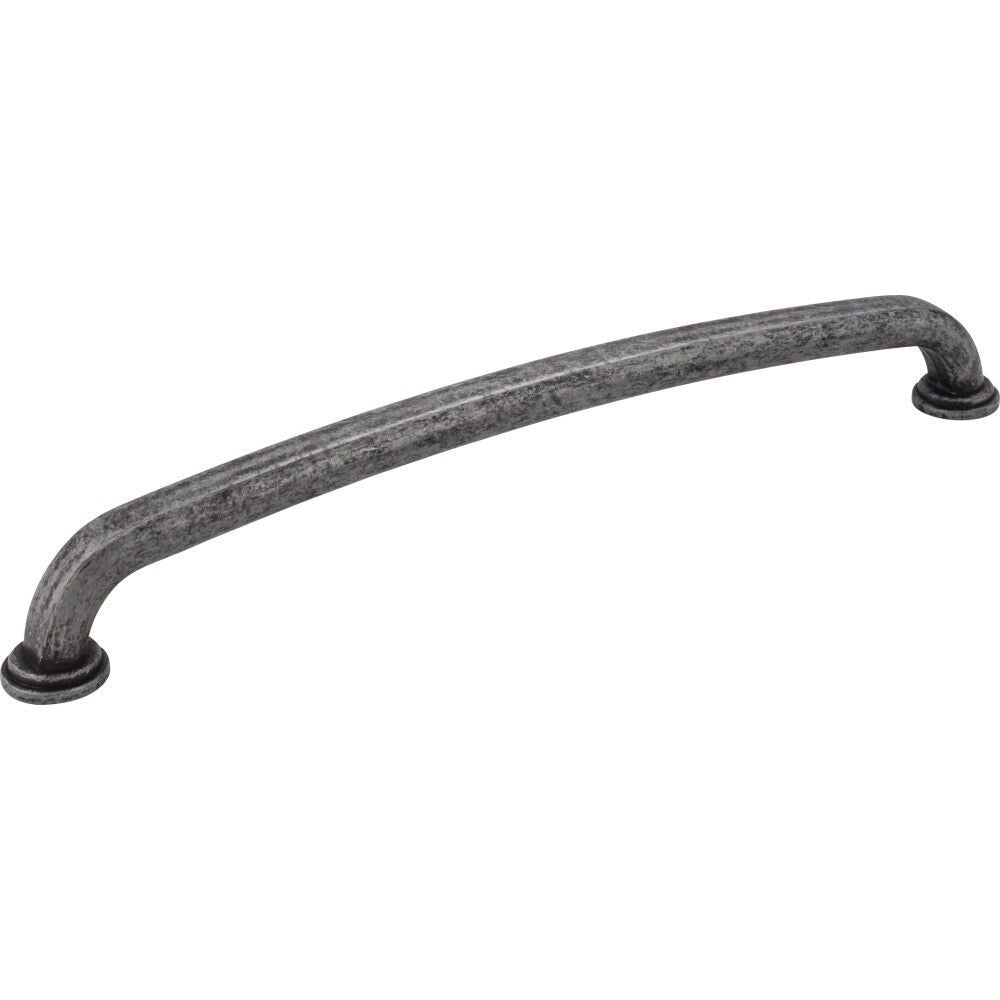 Jeffrey Alexander 527-12SIM distressed antique silver cabinet pull / appliance pull