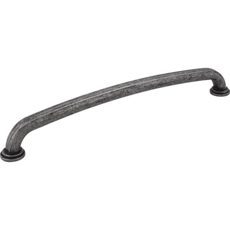 Jeffrey Alexander 527-12SIM distressed antique silver cabinet pull / appliance pull
