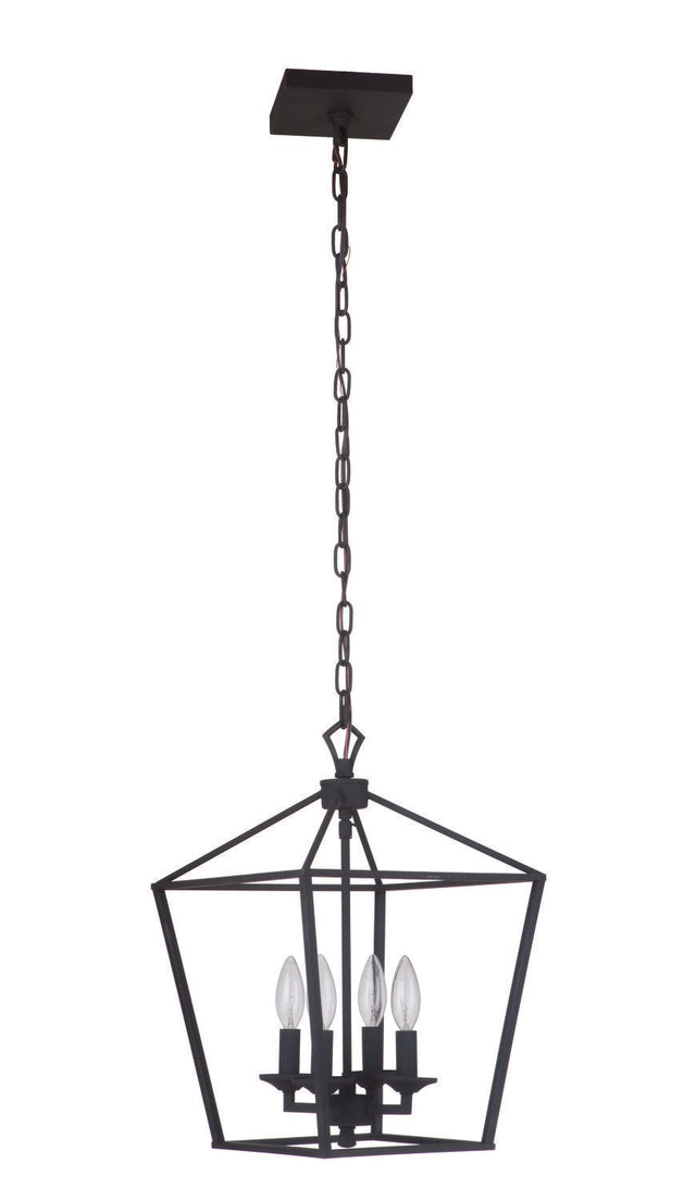 Craftmade 52934-FB flat black foyer