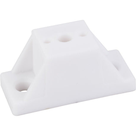 Hardware Resources 530117 7/8" Spacer x 1-7/8" Overall Width Holes are 1-3/8" Center-to Center White