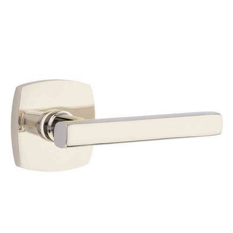 Emtek 5306FRLUS14 polished nickel lifetime dummy door lever