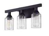 Craftmade 53103-FB flat black vanity