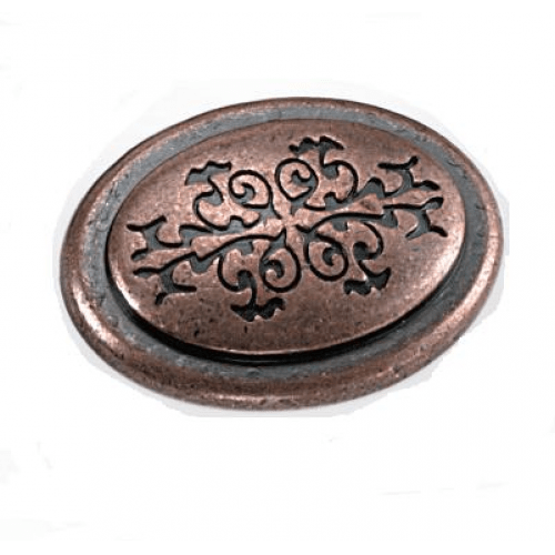 Laurey 53160 531 Cimarron 1-3/8" Oval Cabinet Knob Silverado
