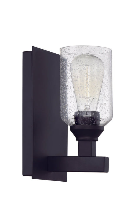 Craftmade 53161-FB Chicago 1 Light Wall Sconce Flat Black