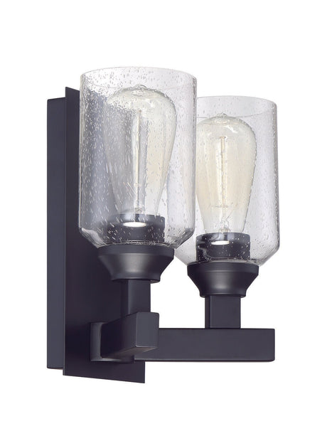 Craftmade 53162-FB Chicago 2 Light Wall Sconce Flat Black