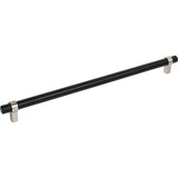 Jeffrey Alexander 5319MBSN matte black w/satin nickel pulls