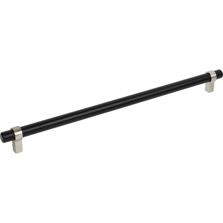 Jeffrey Alexander 5319MBSN matte black w/satin nickel pulls