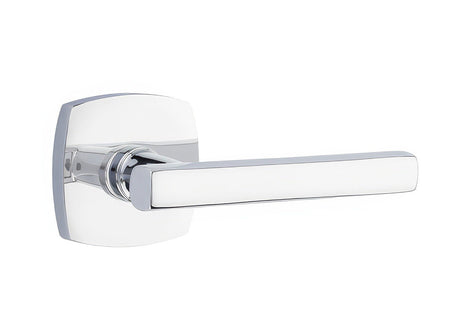 Emtek 5326FRLUS26RH polished chrome privacy door lever