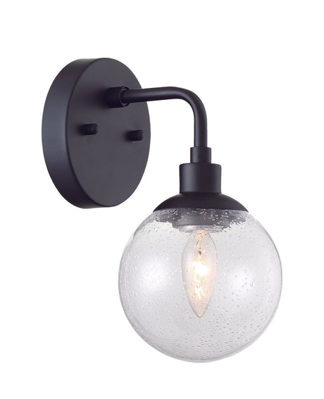 Craftmade 53301-FB Que 1 Light Wall Sconce Flat Black