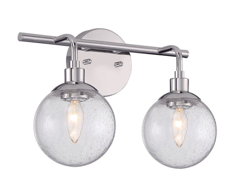 Craftmade 53302-CH Que 2 Light Vanity Chrome