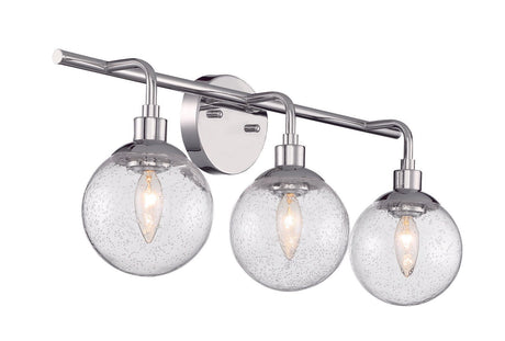 Craftmade 53303-CH Que 3 Light Vanity Chrome