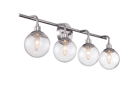 Craftmade 53304-CH Que 4 Light Vanity Chrome