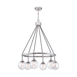 Craftmade 53326-CH Que 6 Light Chandelier Chrome